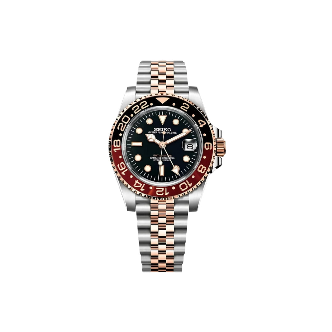 SEIKOGMT BRONZE MEN'S MOD WATCH